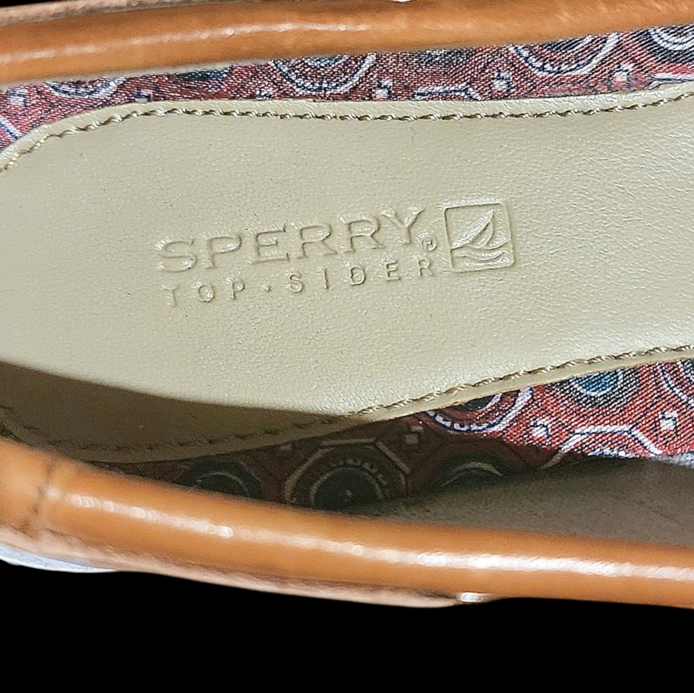 Sperry Top-Sider Boat Shoes Driving Moccasins Loafers PATENT LEATHER 8.5M - Picture 4 of 5